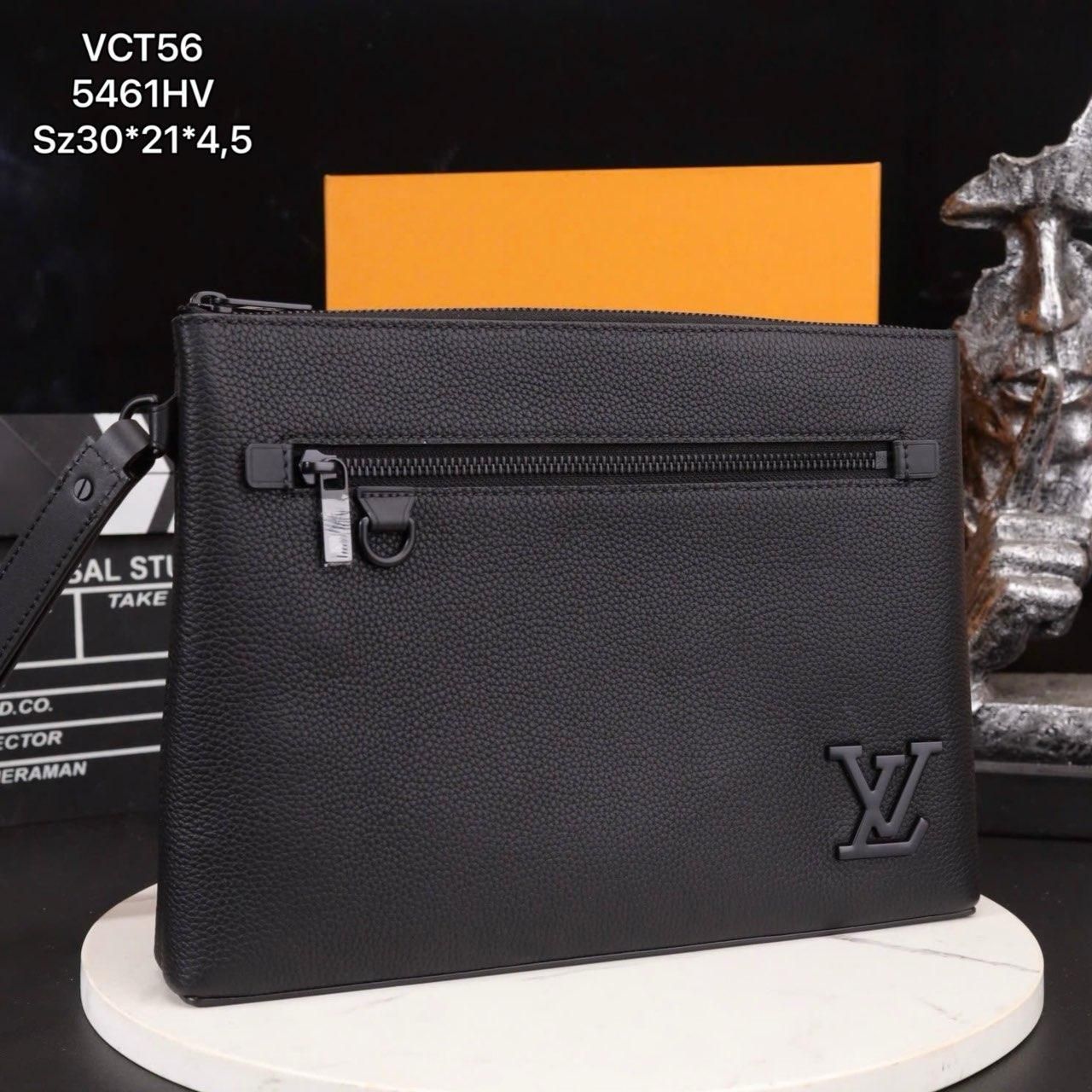 VCT56 Ví Nam Cầm tay, Clutch Cầm Tay Nam Da Bò Louis Vuitton