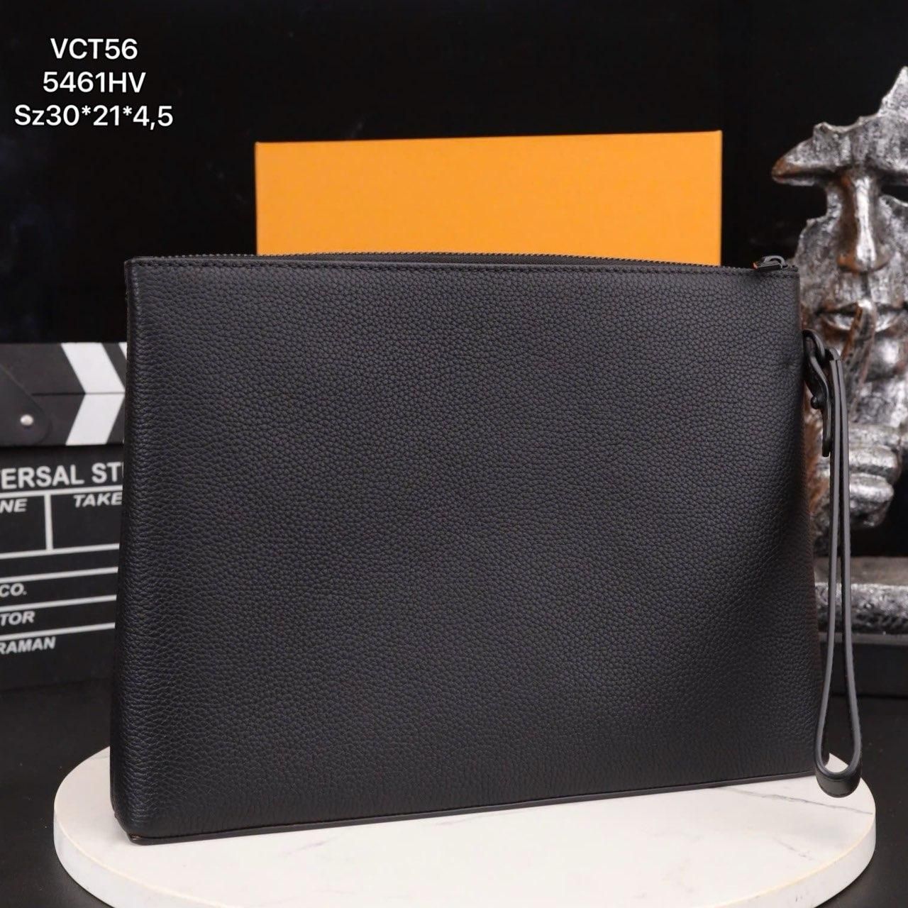 VCT56 Ví Nam Cầm tay, Clutch Cầm Tay Nam Da Bò Louis Vuitton