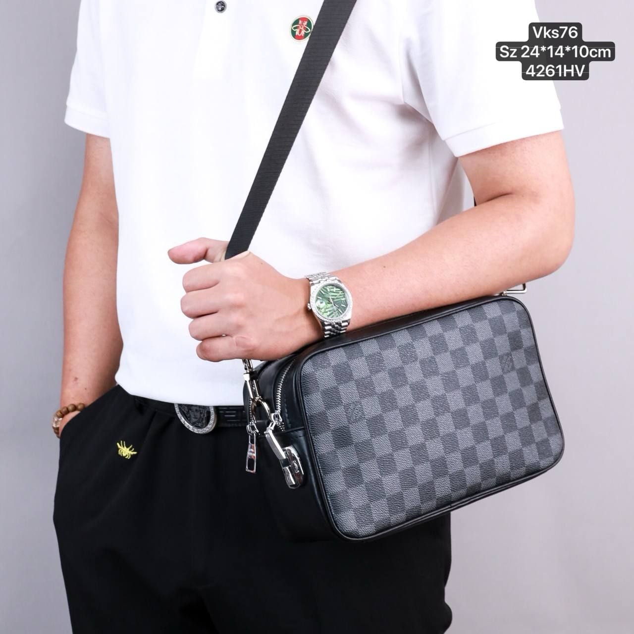 VKS76 Túi Đeo Chéo Nam Louis Vuitton