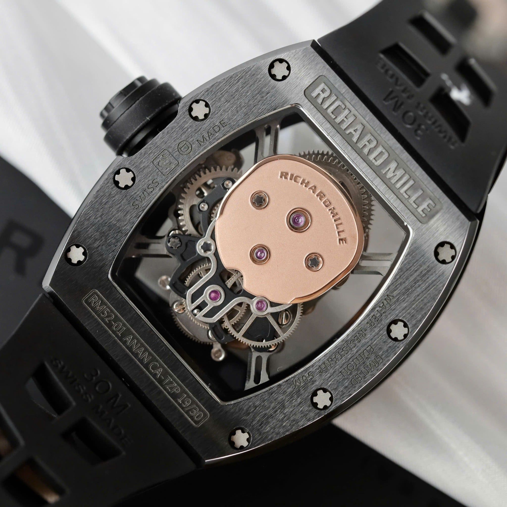 Richard Mille RM 52-01 Nano-Ceramic Skull Tourbillon
