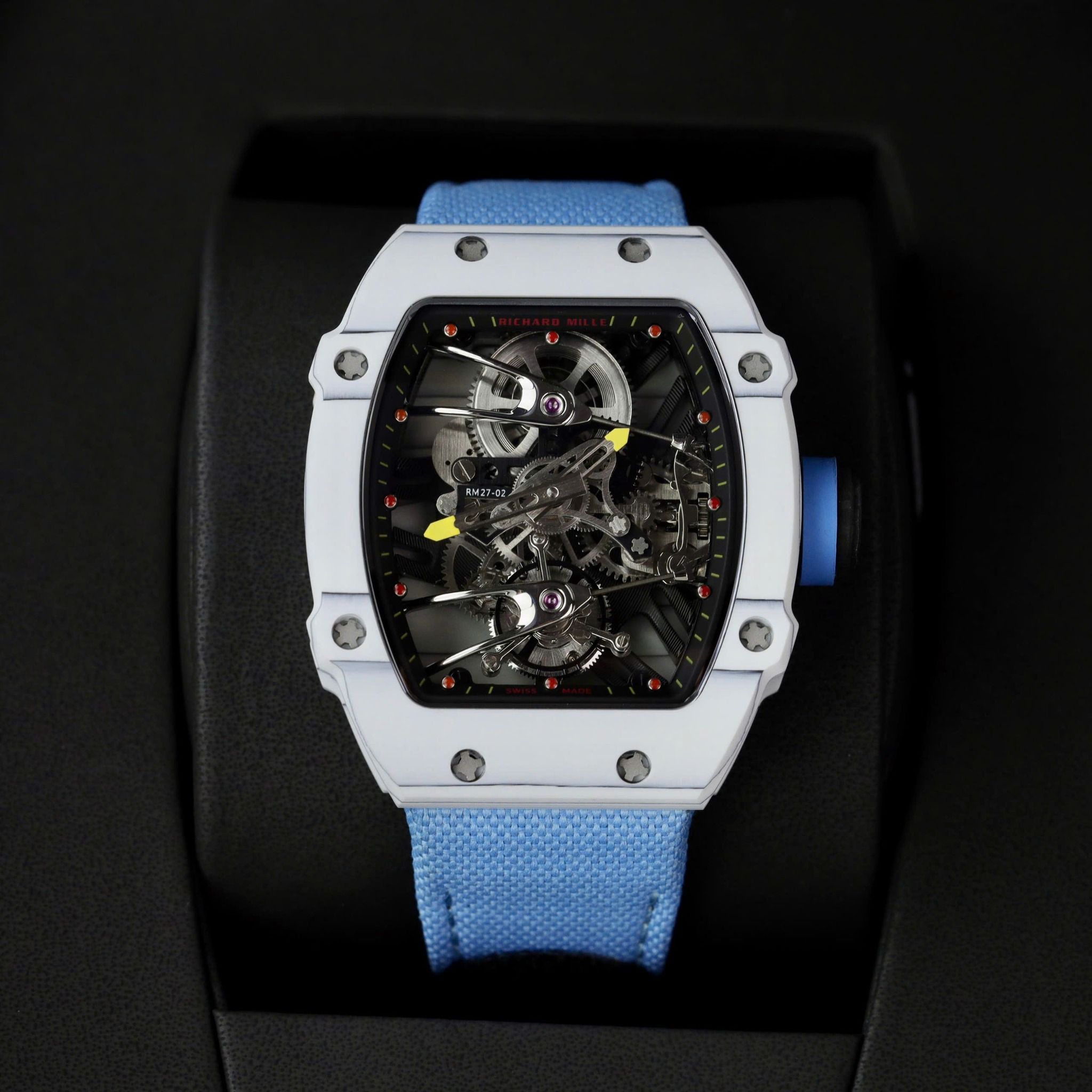 Richard Mille RM 27-02 Rafael Nadal Tourbillon - Phiên Bản Carbon Trọng Lượng 59g - Vippp