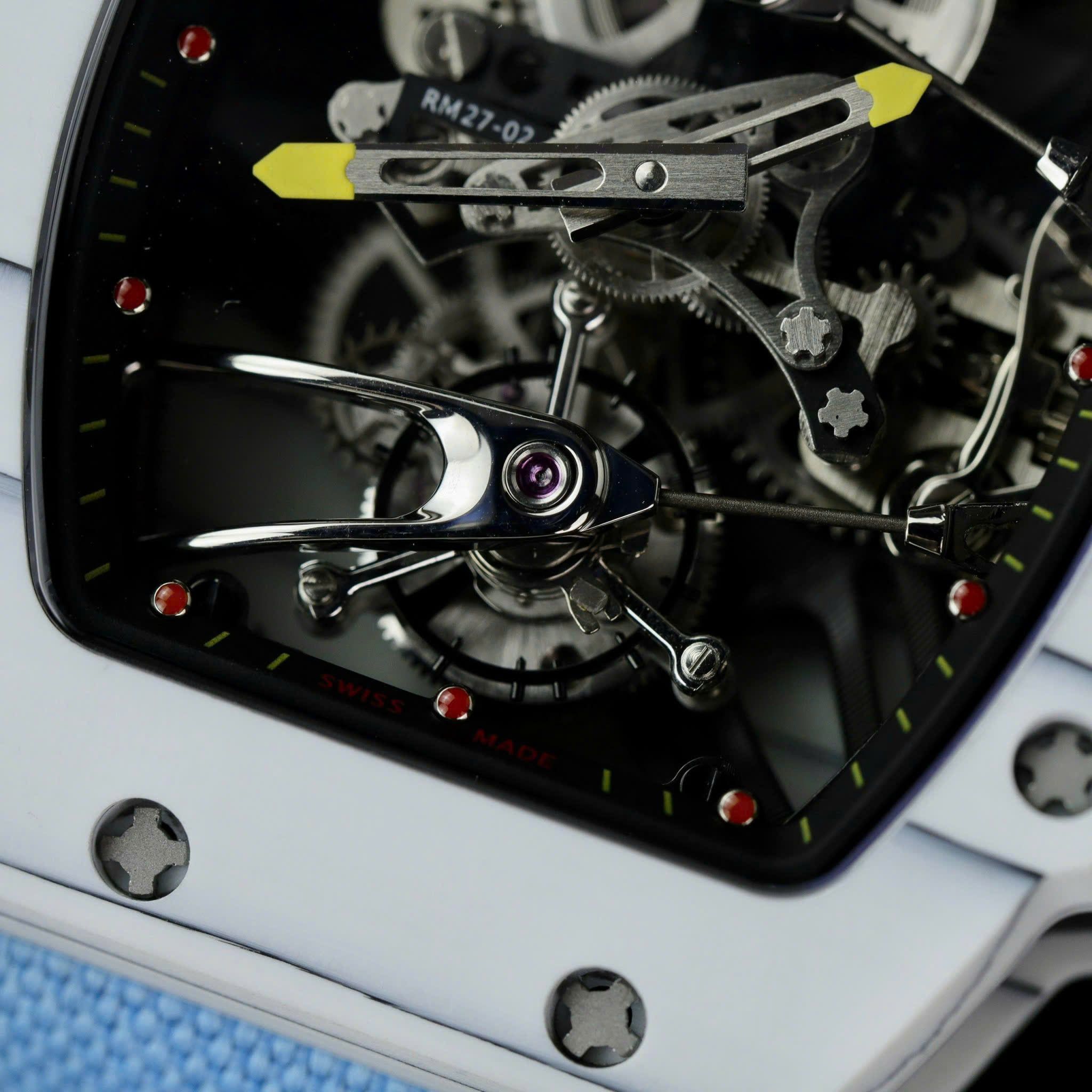 Richard Mille RM 27-02 Rafael Nadal Tourbillon - Phiên Bản Carbon Trọng Lượng 59g - Vippp