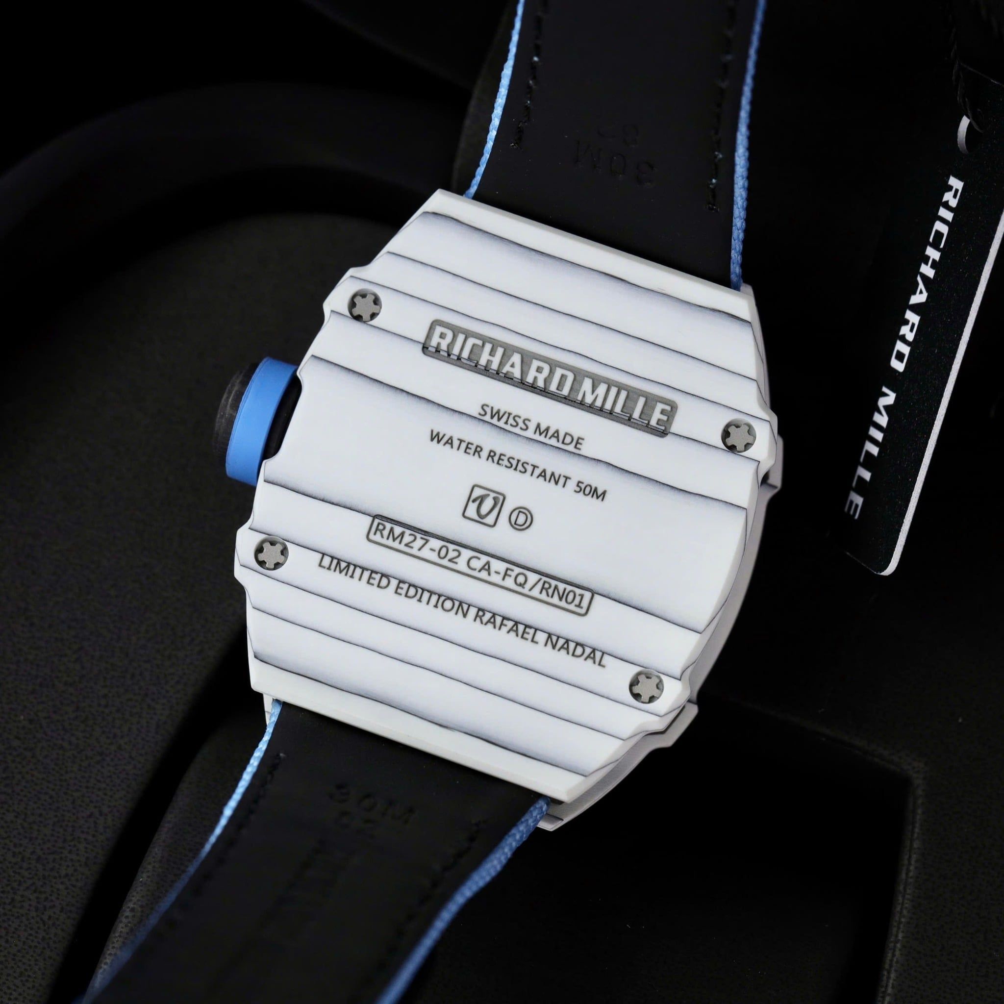 Richard Mille RM 27-02 Rafael Nadal Tourbillon - Phiên Bản Carbon Trọng Lượng 59g - Vippp