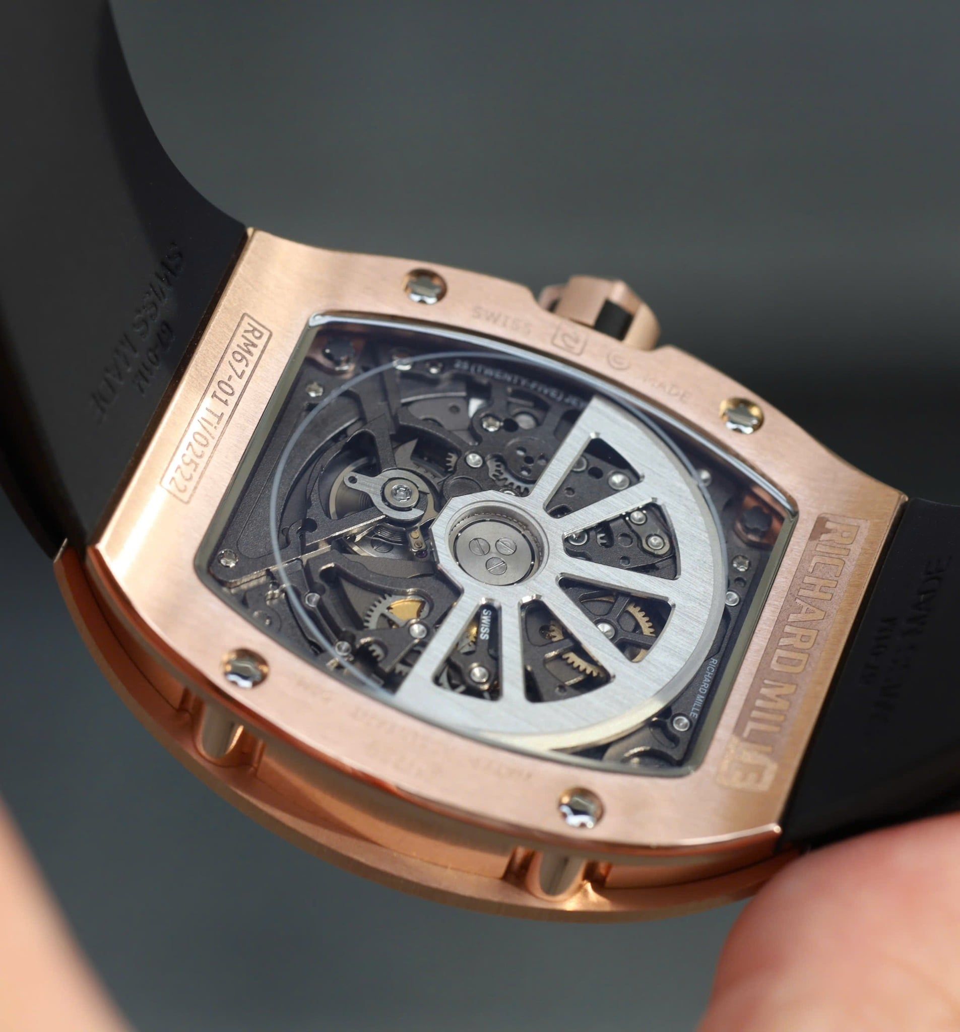 Richard Mille RM 67-01 Rose Gold Med-Set Diamonds