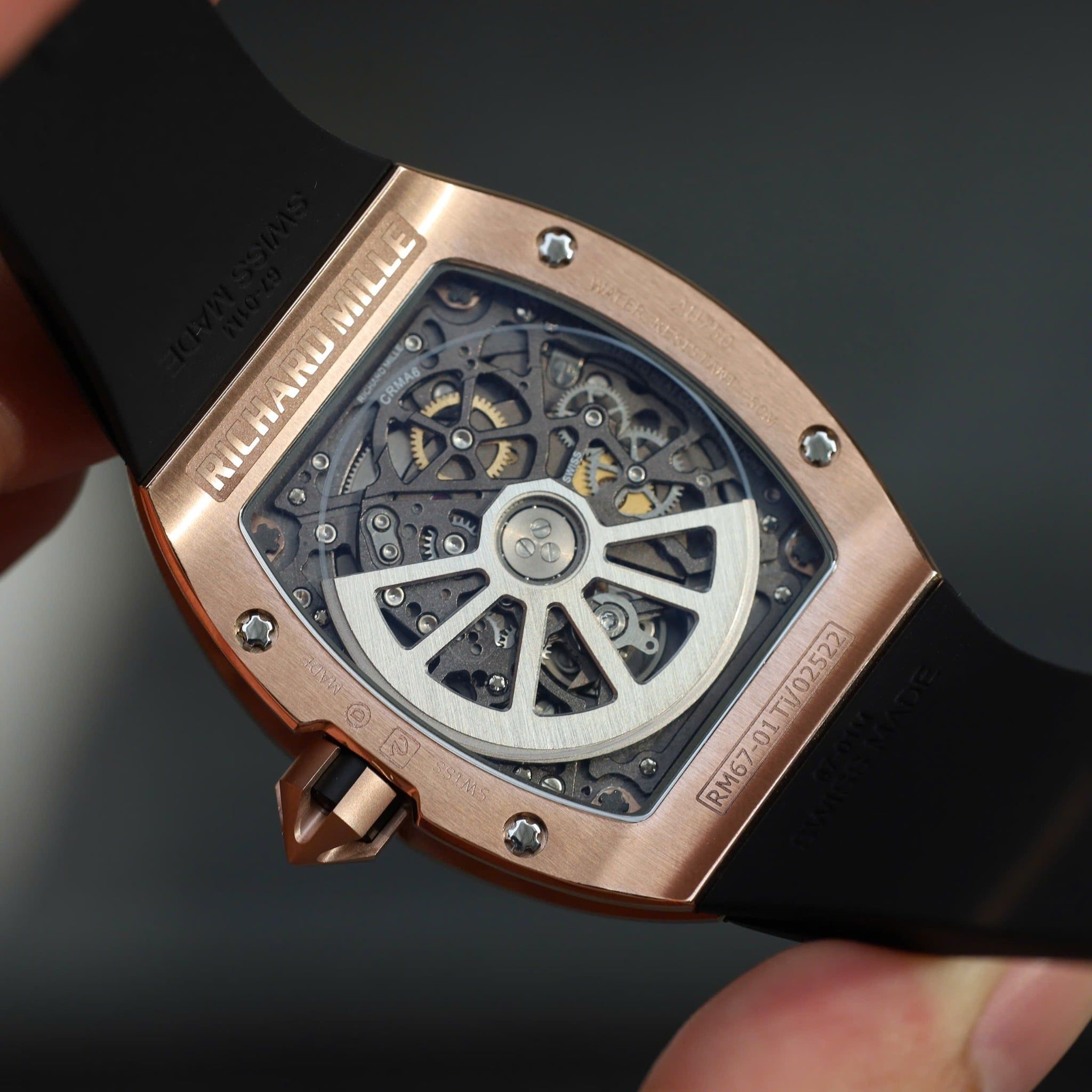 Richard Mille RM 67-01 Rose Gold Med-Set Diamonds