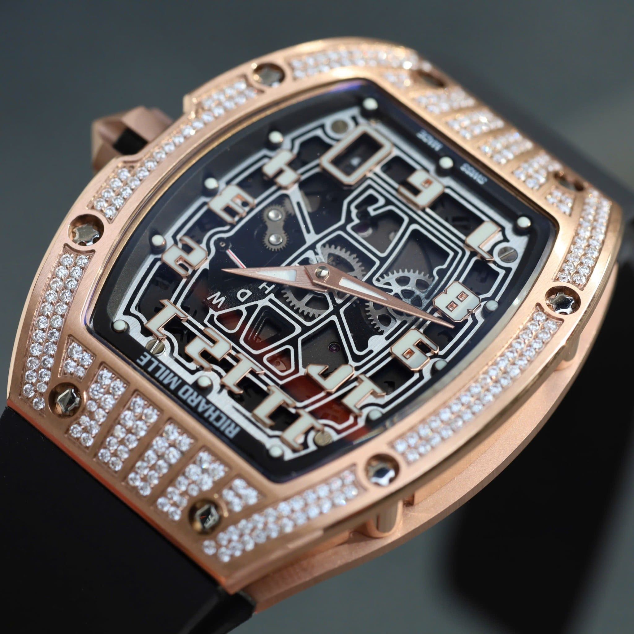 Richard Mille RM 67-01 Rose Gold Med-Set Diamonds