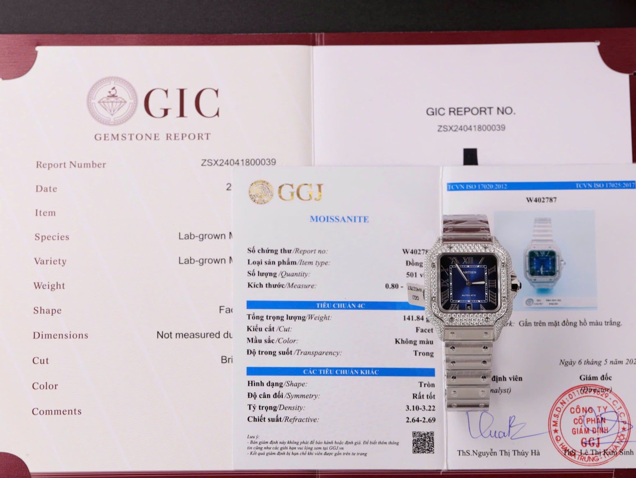 CARTIER SANTOS DE 40 MM - Đồng Hồ Cartier - Nam