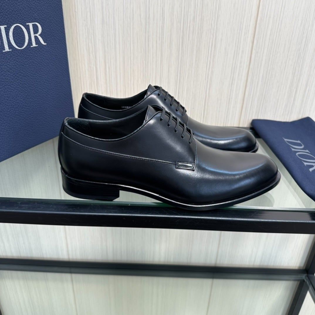 Giày Tây Dior Oxford Bóng Mũi Tròn buộc dây