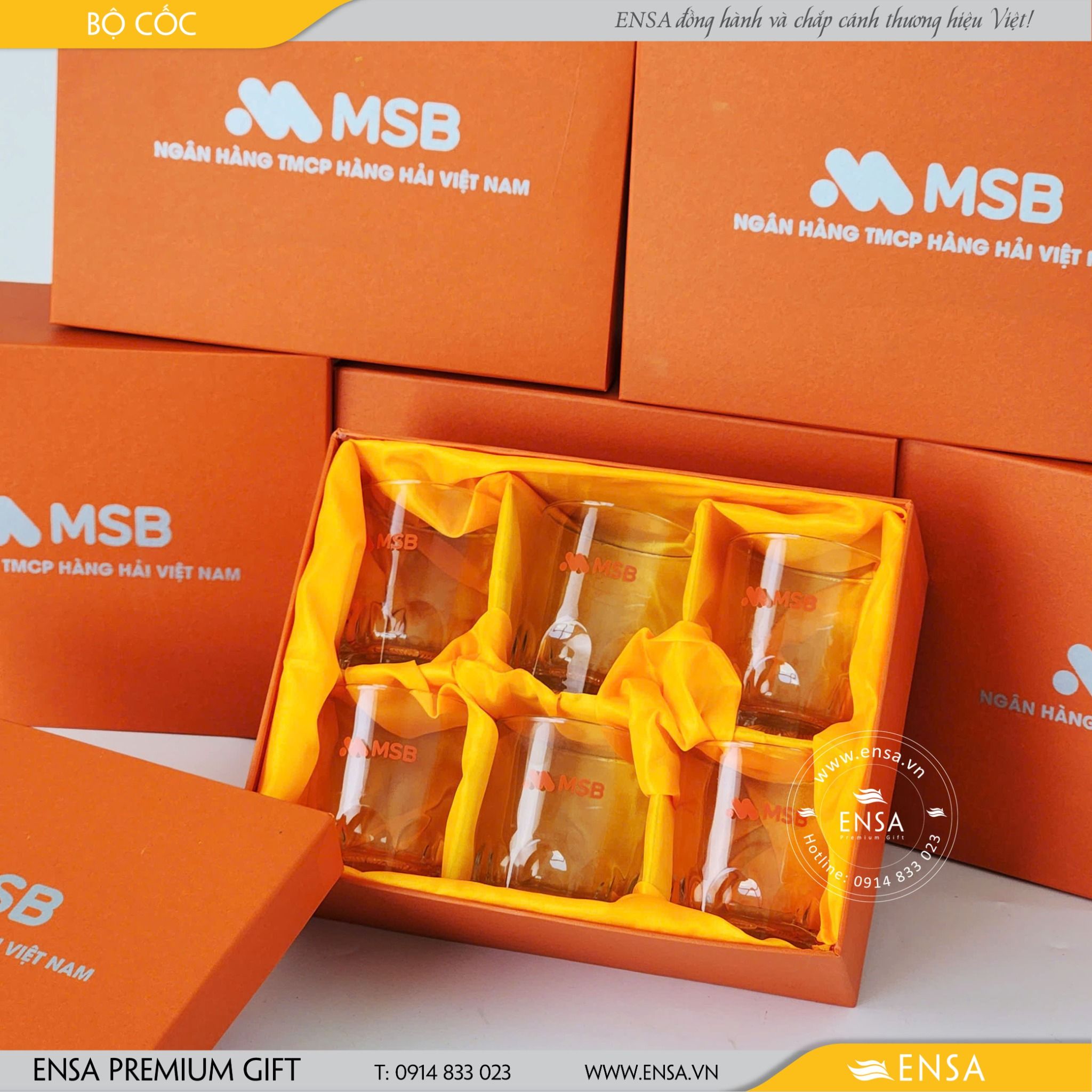  BỘ 6 LY THỦY TINH (MSB) 