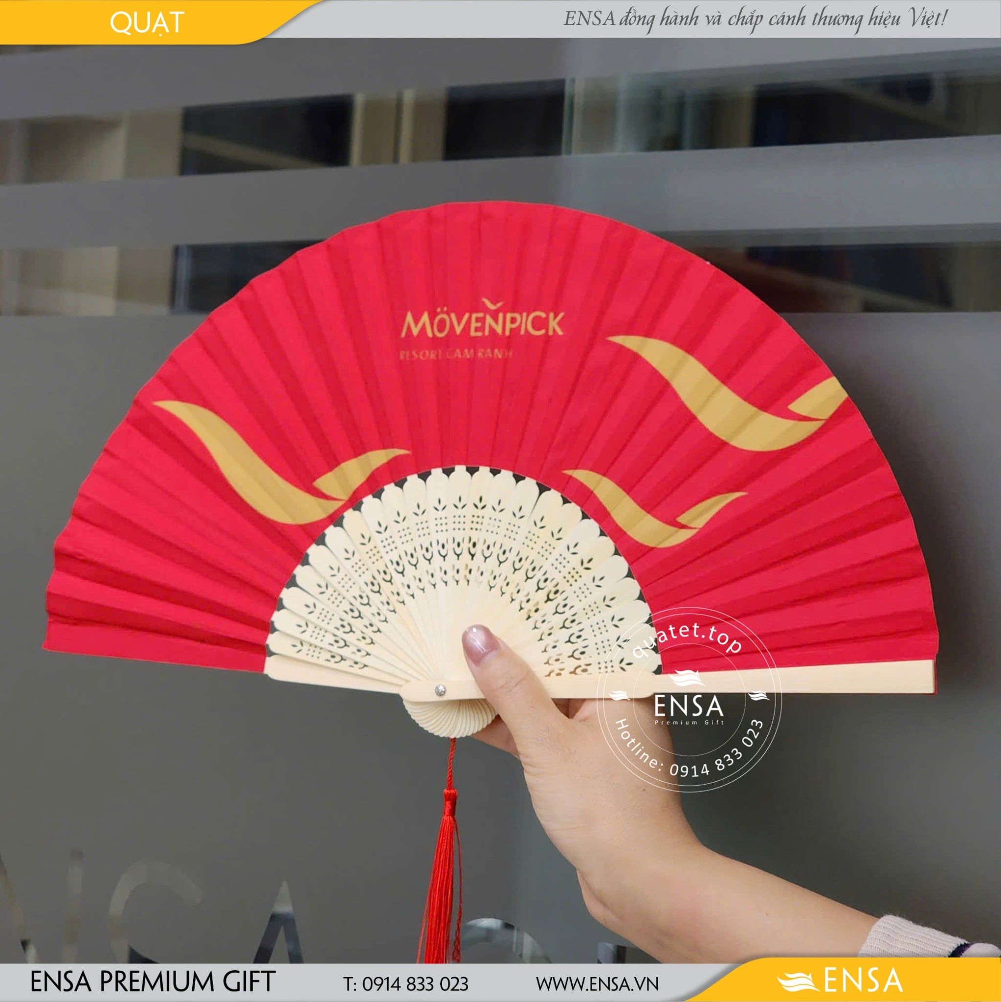  QUẠT CẦM TAY 04 (MOVENPIC CAM RANH) 