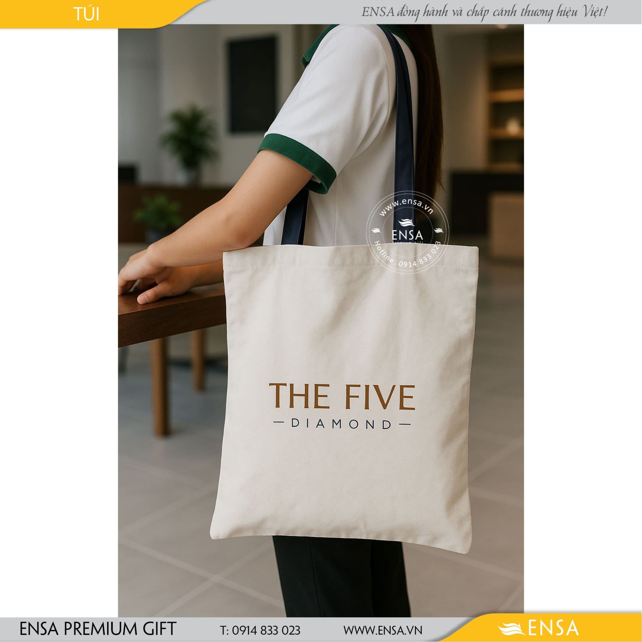  TÚI VẢI CANVAS (THE FIVE) 