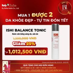 Ishi Balance Tonic - 200ml - Nước cân bằng hệ vi sinh, làm sáng, hỗ trợ ngừa lão hóa, giúp săn da