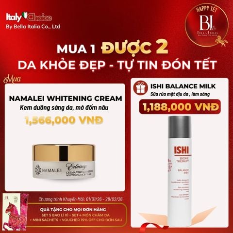 Namalei Whitening Cream -50ml - Kem dưỡng làm sáng, mờ đốm nâu, cho da xỉn màu, cấp ẩm, săn da