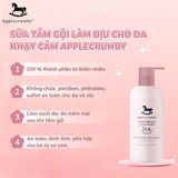 Sữa tắm gội Applecrumby làm dịu da nhạy cảm