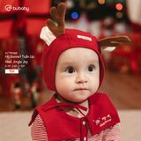 Mũ Bonnet Tuần lộc Noel Jingle Joy Bubaby