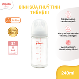 Bình sữa Thuỷ tinh Softouch baby friendly world Pigeon