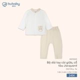 Bộ dài tay cài giữa, cổ tàu Bubaby