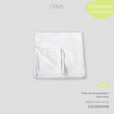 Khăn đa năng bamboo màu trắng Nous