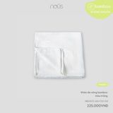 Khăn đa năng bamboo màu trắng Nous