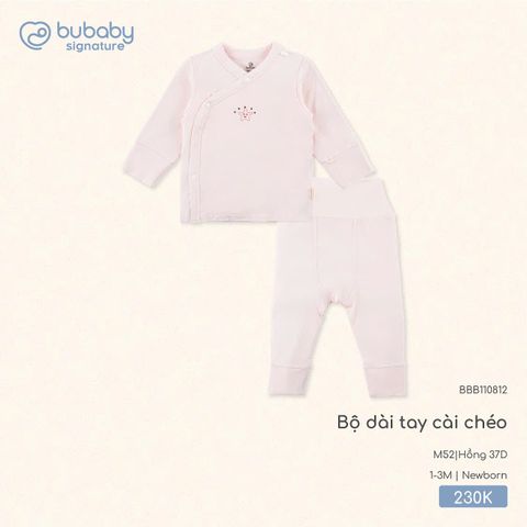 Bộ dài tay cài chéo Bubaby