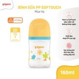 Bình sữa PP softouch baby-friendly world Pigeon