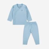 Promo Bộ dài tay cài chéo Bambus 110801 Bubaby