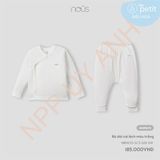 Bộ dài cài lệch màu trắng Nous NB1W25-SC3-U01-SW-NB