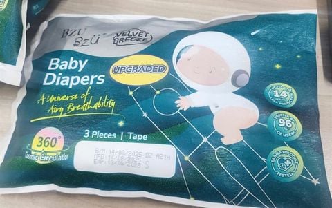 Bỉm tã dán dùng thử Bzu Bzu