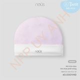 Mũ tròn màu tím nhạt phối trắng Nous NB1W25-AH1-F02-SP-NB