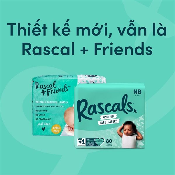 Bỉm tã dán Rascals – UOA
