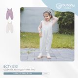 Quần yếm dài bé gái Friend Terry Bubaby BCT413101.M1279B