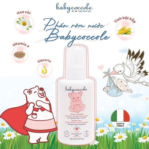 Phấn rôm Babycoccole nước