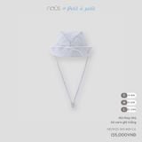 Mũ thủy thủ kẻ caro ghi trắng Nous