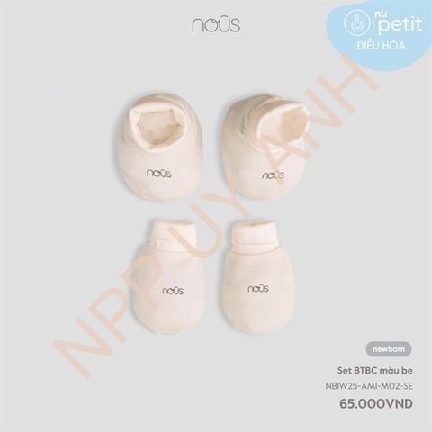 Set Bao tay, bao chân màu be Nous NB1W25-AM1-M02-SE-NB