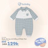 Body dài tay cài thẳng cổ Peter Pan Bubaby BCT2102PP.06MA89