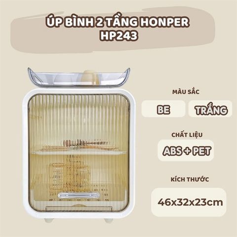 Khay úp bình sữa 2 tầng HP243 Honper