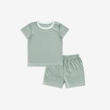 Bộ ngắn tay cài vai Siro 130100 Bubaby Xanh Olive E64 18-24m BSR130100.24ME64