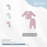 Bộ dài tay cài chéo Stripy Bubaby BSR1108ST.0NBD37