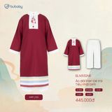 Áo dài linen bé trai Tiểu nhật bình Bubaby