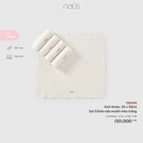 Set 5 khăn sữa màu trắng Nous