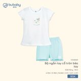 Bộ ngắn tay cổ tròn bèo tay Bubaby