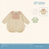 Body chip dài tay cài giữa cổ Peter Pan Bambus Bubaby
