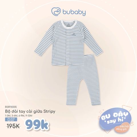 Bộ dài tay cài giữa Bubaby BSR110205.M13D37