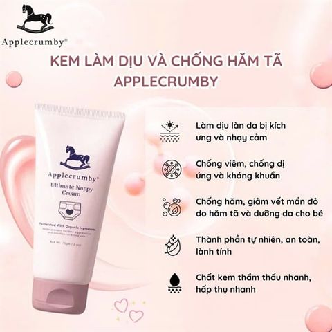 Kem chống hăm Applecrumby làm dịu da