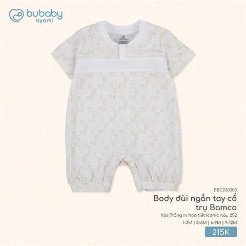 Body đùi ngắn tay cổ trụ Bamco Bubaby