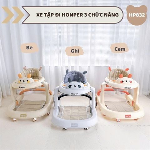 Xe tập đi 3 chức năng HP832 Honper