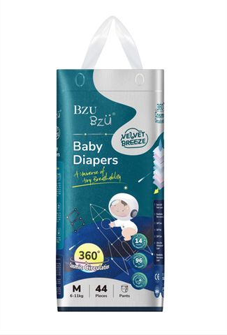 Combo Bỉm tã quần Bzu Bzu + Khăn ướt 80 tờ + Nước giặt 1 lít