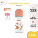 Bình sữa PP softouch baby-friendly world Pigeon