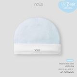 Mũ tròn màu xanh phối trắng Nous