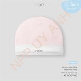Mũ tròn màu hồng nhạt phối trắng Nous NB1W25-AH1-F03-SM-NB